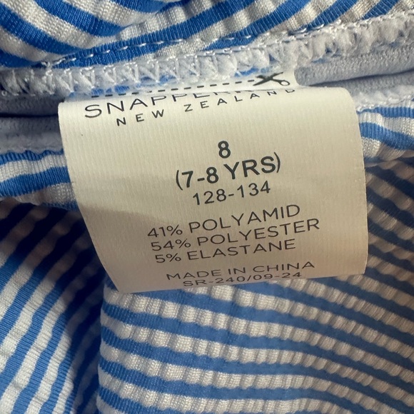 Blue Striped Kids Swim Set - Picture 3 of 3